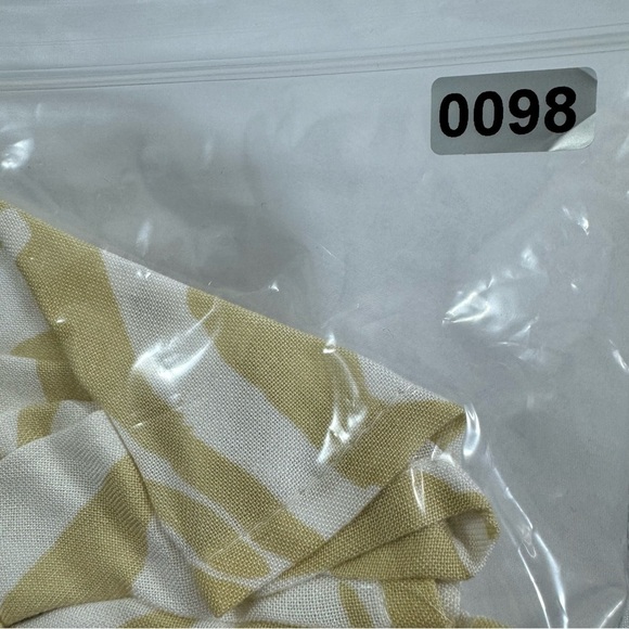 PATRONS OF PEACE Boho Smock Waist Dress Tiered Ruffles Tassels Celery & White‎ S - Picture 13 of 13